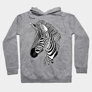 Zebra lines art #zebra #tshirt Hoodie